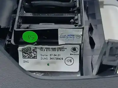 Second-hand car spare part AIR VENTILATION GRILLE for SKODA OCTAVIA LIM. (5E3) Active OEM IAM references 5E3819203G  