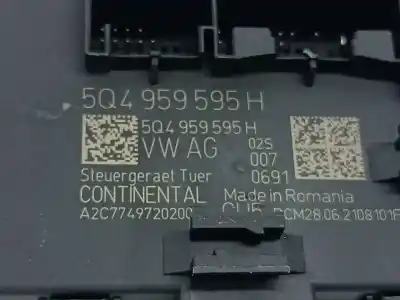 Second-hand car spare part electronic module for skoda octavia lim. (5e3) active oem iam references 5q4959595h  
