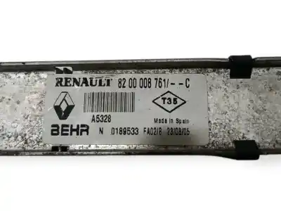 Peça sobressalente para automóvel em segunda mão intercooler por renault laguna ii bg0 authentique referências oem iam 8200008761c  