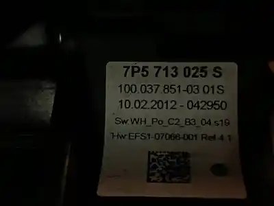 Pezzo di ricambio per auto di seconda mano leva del cambio per porsche cayenne typ 92aa s riferimenti oem iam 7p5713025s  