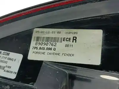 Peça sobressalente para automóvel em segunda mão farolim traseiro direito por porsche cayenne typ 92aa s referências oem iam 7p5945096  