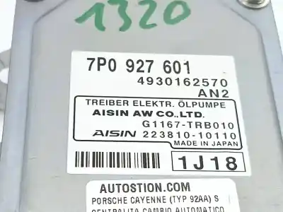 Second-hand car spare part automatic gearbox control unit for porsche cayenne typ 92aa s oem iam references 7p0927601  