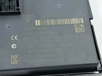 Second-hand car spare part electronic module for porsche cayenne typ 92aa s oem iam references 7pp907064ef  