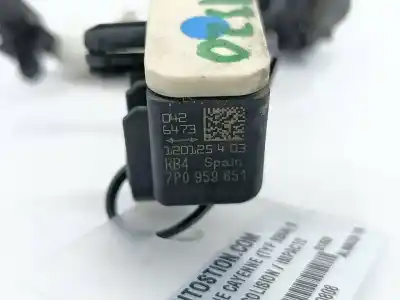 Second-hand car spare part collision / impact sensor for porsche cayenne typ 92aa s oem iam references 7p5971677  