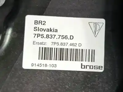 Piesă de schimb auto la mâna a doua mecanism acționare geam fațã dreapta pentru porsche cayenne typ 92aa s referințe oem iam 7p5837756d