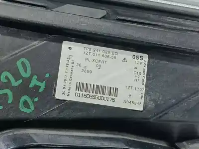 Second-hand car spare part left headlight for porsche cayenne typ 92aa s oem iam references 7p5941029  