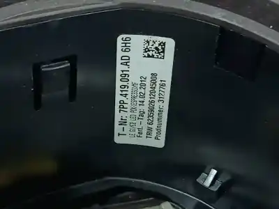 Second-hand car spare part steering wheel for porsche cayenne typ 92aa s oem iam references 7pp419091ad  