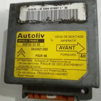 Gebrauchtes Autoersatzteil Steuergerät Airbag zum PEUGEOT 306 3/5 PT. / 4 PT. (S2)  OEM-IAM-Referenzen 9633504080  