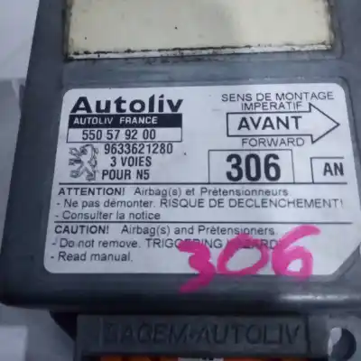 Gebrauchtes Autoersatzteil Steuergerät Airbag zum PEUGEOT 306 3/5 PT. / 4 PT. (S2)  OEM-IAM-Referenzen 9633621280  