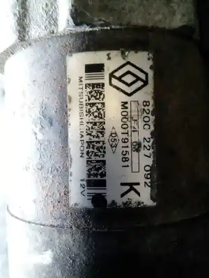 Автозапчасти б/у двигатель запускается за renault clio ii fase ii (b/cb0) k9k a7 ссылки oem iam 8200227092  