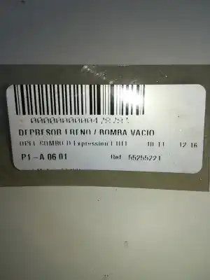 Автозапчастина б/у галмумний депресор / вакуумний насос для opel combo d a13fd посилання на oem iam 55255221  