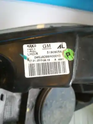 Автозапчастина б/у права фа для opel combo d a13fd посилання на oem iam 51909054  