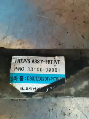 Second-hand car spare part front center transmission for ssangyong kyron d/d20dt oem iam references 33100-09001