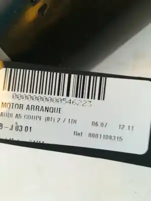 Автозапчасти б/у двигатель запускается за audi a5 coupe (8t) cama ссылки oem iam 0001109315  