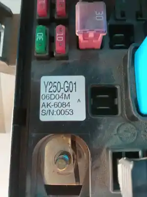 Second-hand car spare part fuse box unit for ssangyong rexton d27dt oem iam references y250g01  