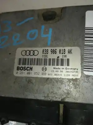 Автозапчасти б/у блок управления двигателем за audi a3 (8l) 8l ссылки oem iam 038906018ak  
