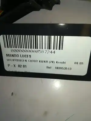 Автозапчастина б/у перерівний контроль для volkswagen caddy ka/kb (2k) 1.9 tdi (bsu) посилання на oem iam 1k0953513  