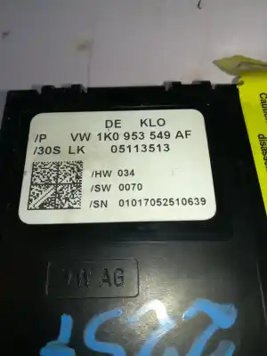 Second-hand car spare part electronic module for volkswagen caddy ka/kb (2k) 1.9 tdi (bsu) oem iam references 1k0953549af