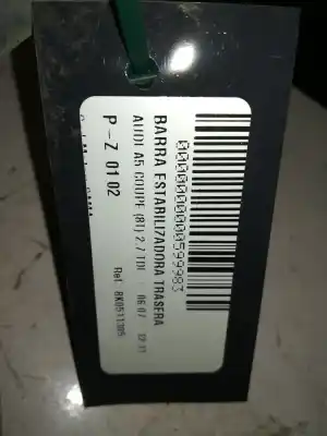 Автозапчасти б/у задний стабилизатор за audi a5 coupe (8t) cama ссылки oem iam 8k0511305  