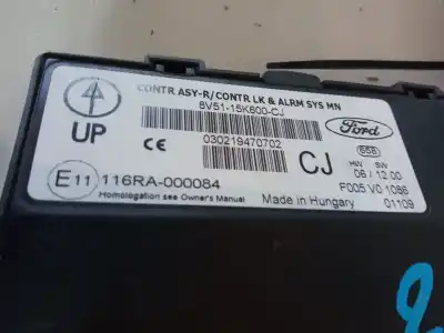 Second-hand car spare part electronic module for ford fiesta vi (cb1, ccn) 1.4 tdci oem iam references 8v51-15k600-cj  