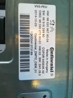 Автозапчасти б/у различные детали за citroen c4 picasso/spacetourer bh01 ссылки oem iam 98020967