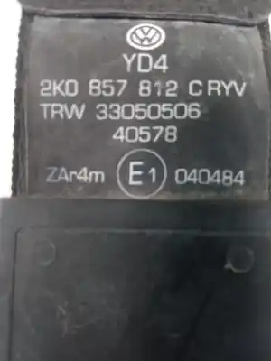 Second-hand car spare part rear right seat belt for volkswagen caddy ka/kb (2k) 1.9 tdi (bsu) oem iam references 33041768b