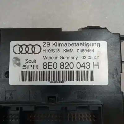Автозапчасти б/у климат-контроль за audi a4 b6 (8e2) 2.0 ссылки oem iam 8e0820043h  