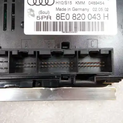 Автозапчасти б/у климат-контроль за audi a4 b6 (8e2) 2.0 ссылки oem iam 8e0820043h  