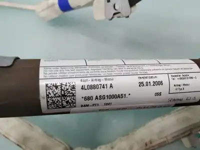 Автозапчасти б/у подушка безопасности передняя левая шторка безопасности за audi q7 (4l) 3.0 v6 24v tdi ссылки oem iam 4l0880741a