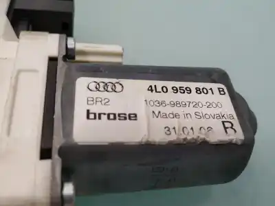 Автозапчасти б/у регулятор стекла заднего левого за audi q7 (4l) 3.0 v6 24v tdi ссылки oem iam 4l0959801b  