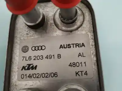 Автозапчасти б/у охладитель моторного масла за audi q7 (4l) 3.0 v6 24v tdi ссылки oem iam 7l6203491b  