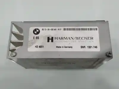 Second-hand car spare part electronic module for bmw serie 7 (e65/e66) 735i oem iam references 651206920461  