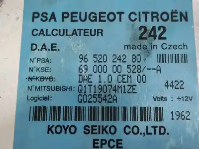 Peça sobressalente para automóvel em segunda mão módulo eletrônico por citroen c2 audace referências oem iam 9652024280