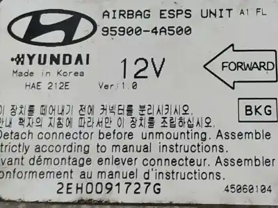 Peça sobressalente para automóvel em segunda mão centralina de airbag por hyundai h1 kasten (flügeltüren h.) referências oem iam 959004a500