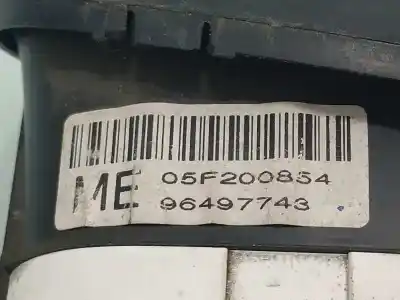 Peça sobressalente para automóvel em segunda mão QUADRANTE por CHEVROLET MATIZ  Referências OEM IAM 96497743  