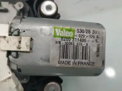 Peça sobressalente para automóvel em segunda mão motor do limpador traseiro por renault clio iii exception referências oem iam 8200311486
