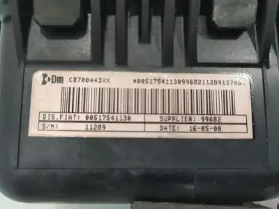 Pezzo di ricambio per auto di seconda mano air bag anteriore destro per fiat punto (evo) (199) dynamic riferimenti oem iam pb70044030