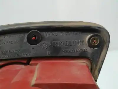 Second-hand car spare part right tailgate light for renault vel satis (bj0) expression oem iam references 8200014363  