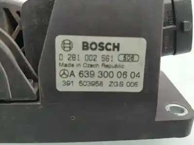 Pezzo di ricambio per auto di seconda mano PEDALE DELL ACCELERATORE per CLASE C VITO  Riferimenti OEM IAM A6393000604  