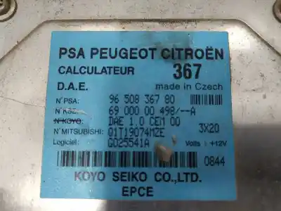 Peça sobressalente para automóvel em segunda mão CENTRALINA DE MOTOR UCE por CITROEN C3 1.4 HDI (68 CV)  Referências OEM IAM 9650836780  