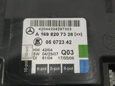 Pezzo di ricambio per auto di seconda mano modulo elettronico per mercedes-benz clase a a 180 cdi 169.007.169.307 riferimenti oem iam a1698207326