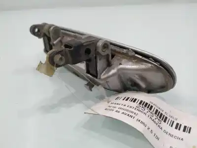 Second-hand car spare part exterior right rear door handle for audi a6 avant (4b5) 2.5 tdi oem iam references 4b0839206