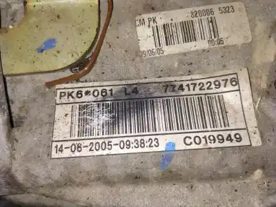 Автозапчастина б/у коробка передач для renault espace iv (jk0/1_) 2.2 dci (jk0h) посилання на oem iam pk6061  