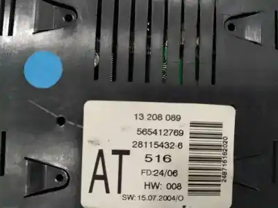 Second-hand car spare part multifunction display for opel astra h (a04) 1.9 cdti (l48) oem iam references 13208089  
