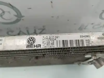 Автозапчастина б/у масляний радіатор для porsche cayenne (9pa) s 4.5 посилання на oem iam 7l0317021  