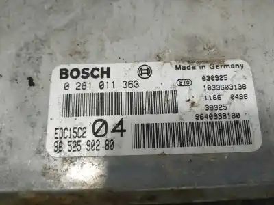 Second-hand car spare part ecu engine control for citroen c8 2.2 hdi 16v premier ii oem iam references 0281011363  