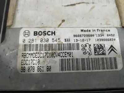Second-hand car spare part ecu engine control for peugeot 208 access oem iam references 9666729680  