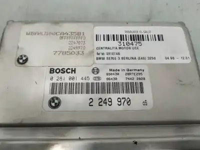 Second-hand car spare part ecu engine control for bmw serie 3 berlina (e90) 320d oem iam references 0281001445  