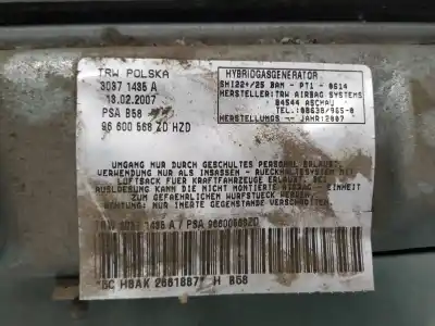 Автозапчасти б/у передняя левая подушка безопасности за citroen c4 grand picasso c4 grand picasso ссылки oem iam 96600568zd   Автозапчасти б/у передняя левая подушка безопасности за citroen c4 grand picasso c4 grand picasso ссылки oem iam 96600568zd