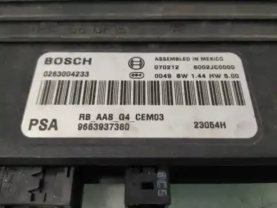Second-hand car spare part electronic module for citroen c4 grand picasso c4 grand picasso oem iam references 9663937380   Second-hand car spare part electronic module for citroen c4 grand picasso c4 grand picasso oem iam references 9663937380